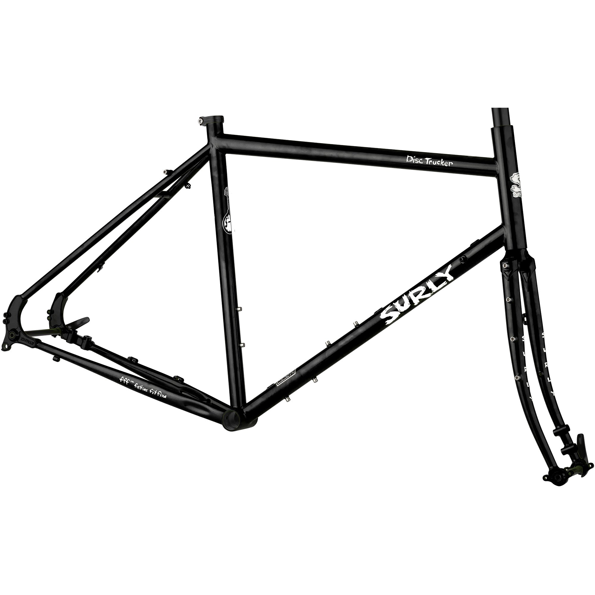 surly-disc-trucker-700c-frameset-black-FM1767-2000px-sq Disc Trucker 700c Frameset - Hi-Viz Black - Image 1