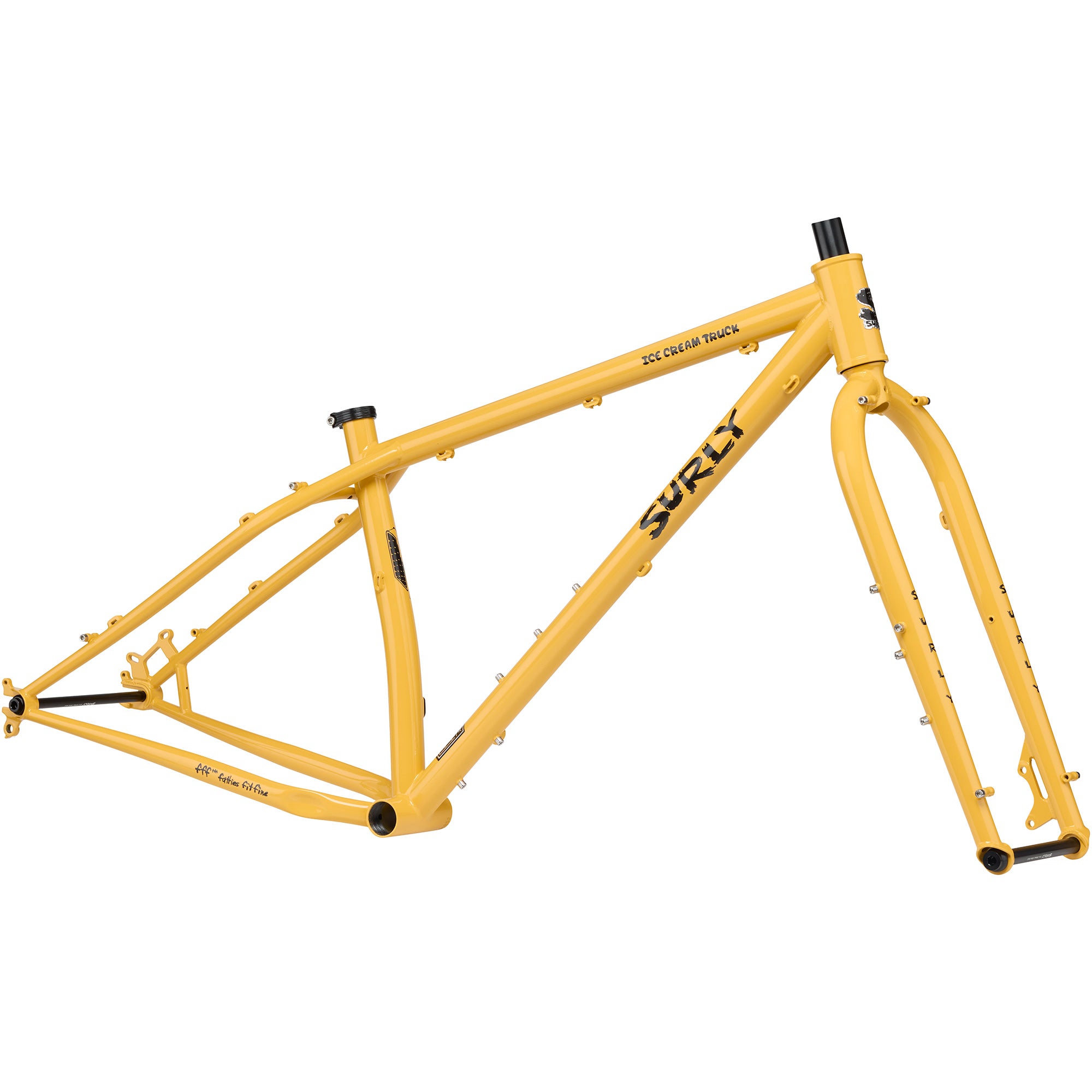 surly-ice-cream-truck-fat-bike-frameset-yellow-FM3434-2000px-sq Ice Cream Truck Frameset - Warm Cheese - Image 1