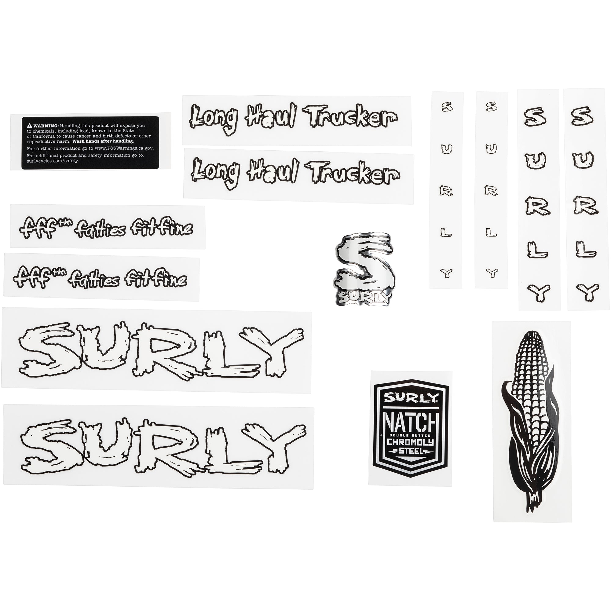 surly-long-haul-trucker-decal-set-white-MA1244-2000px-sq Long Haul Trucker Decal Set - Image 2