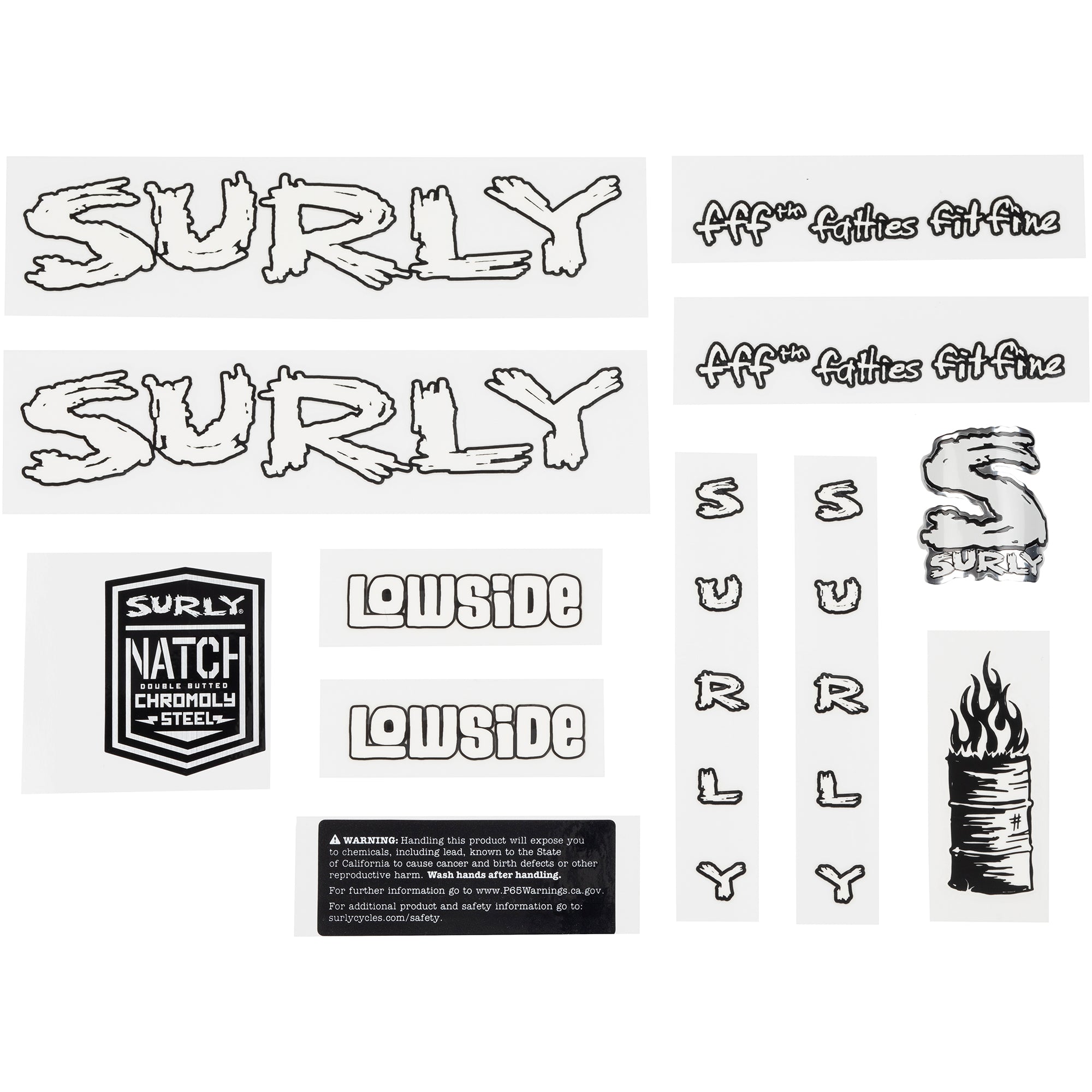 surly-lowside-decal-set-white-MA1271-2000px-sq Lowside Decal Set - Image 2
