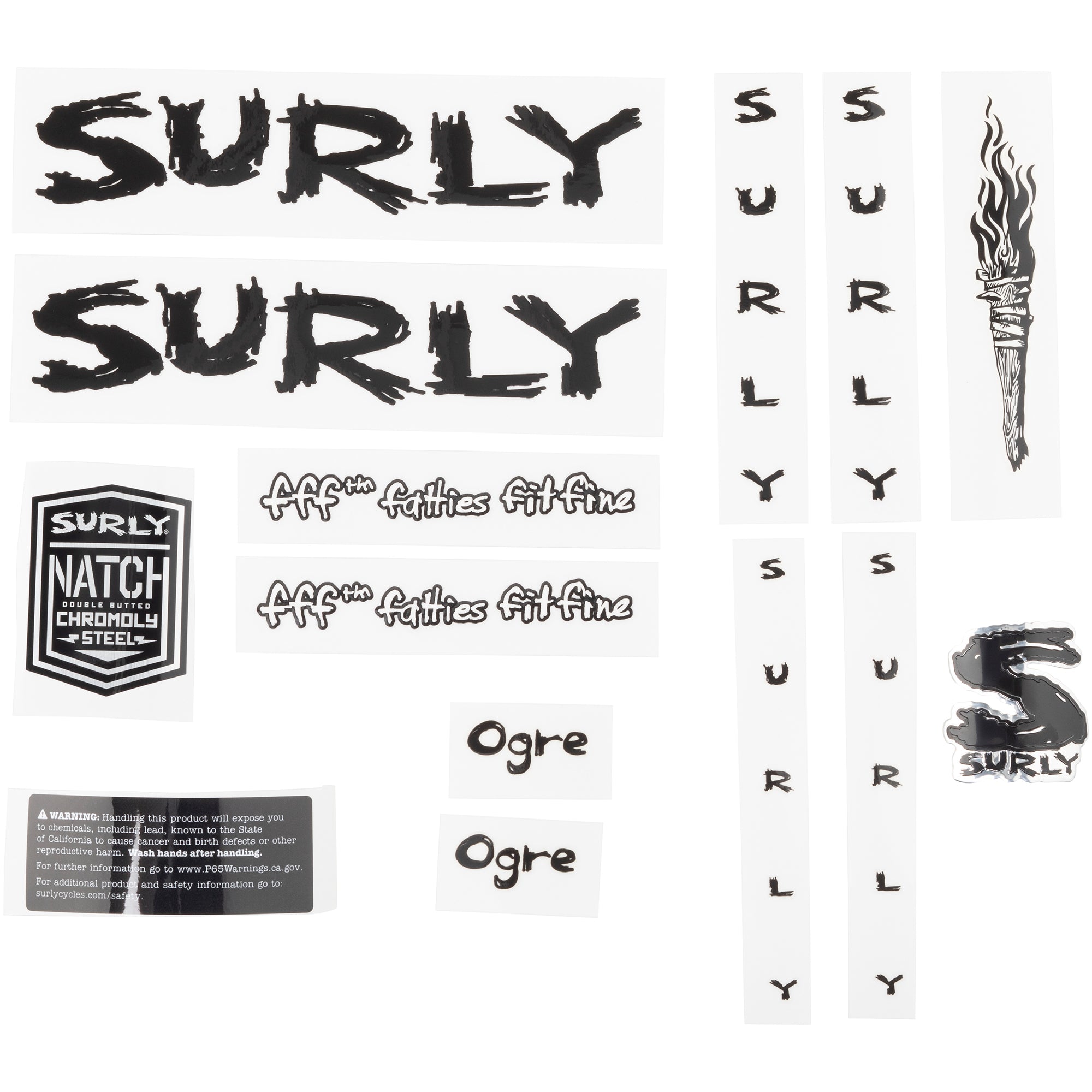 surly-ogre-decal-set-black-MA1265-2000px-sq Ogre Decal Set - Image 1