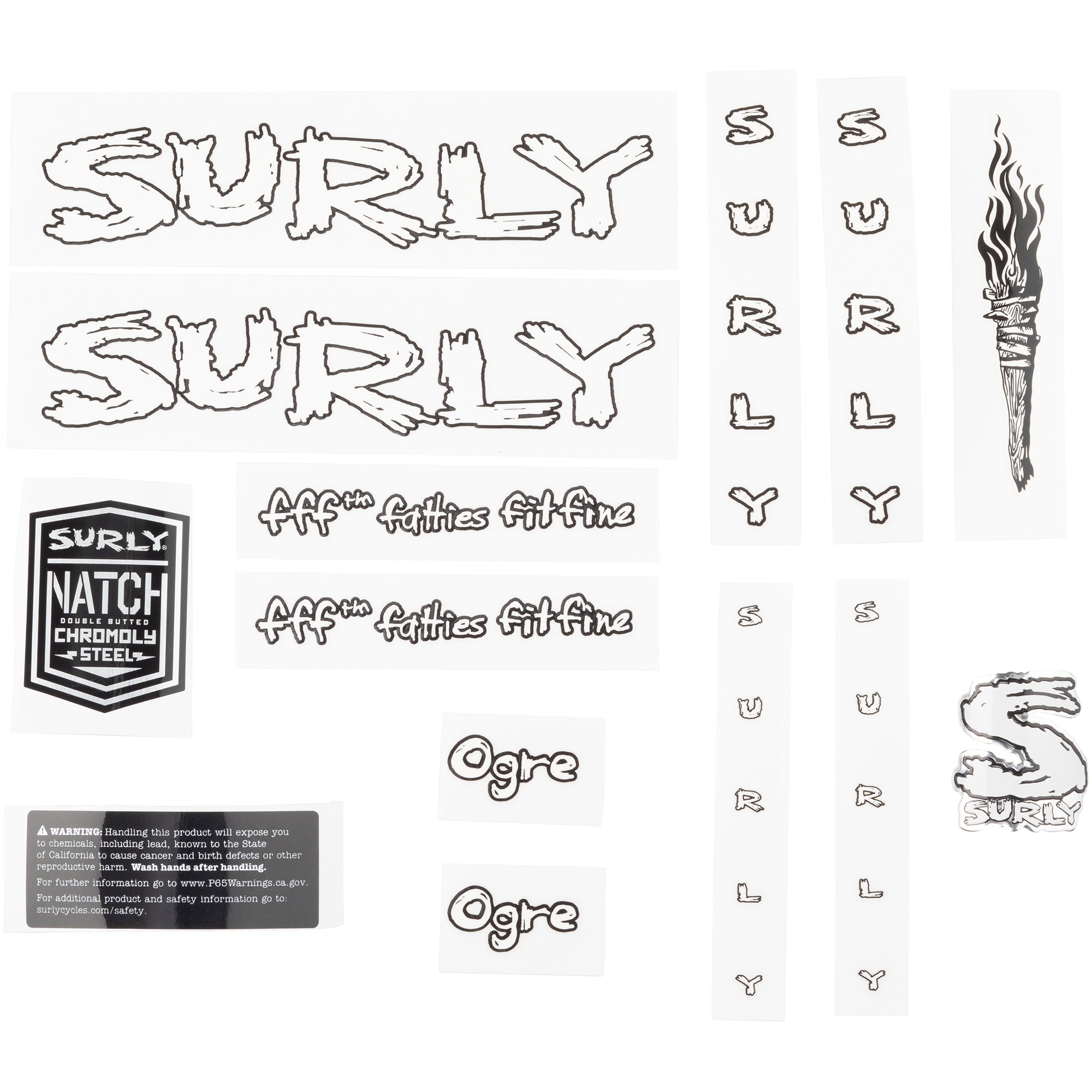 surly-ogre-decal-set-white-MA1266-2000px-sq Ogre Decal Set - Image 2