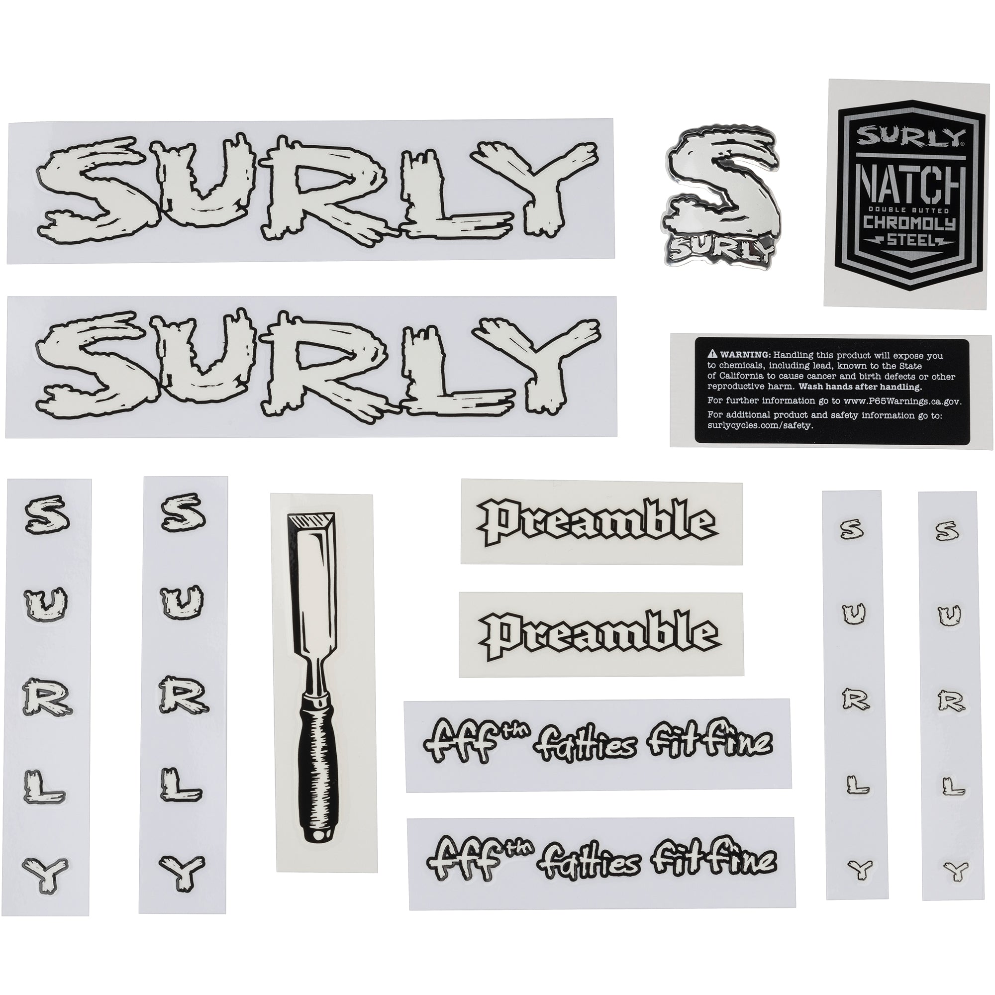 surly-preamble-decal-set-white-MA1992-2000px-sq Preamble Decal Set - Image 2