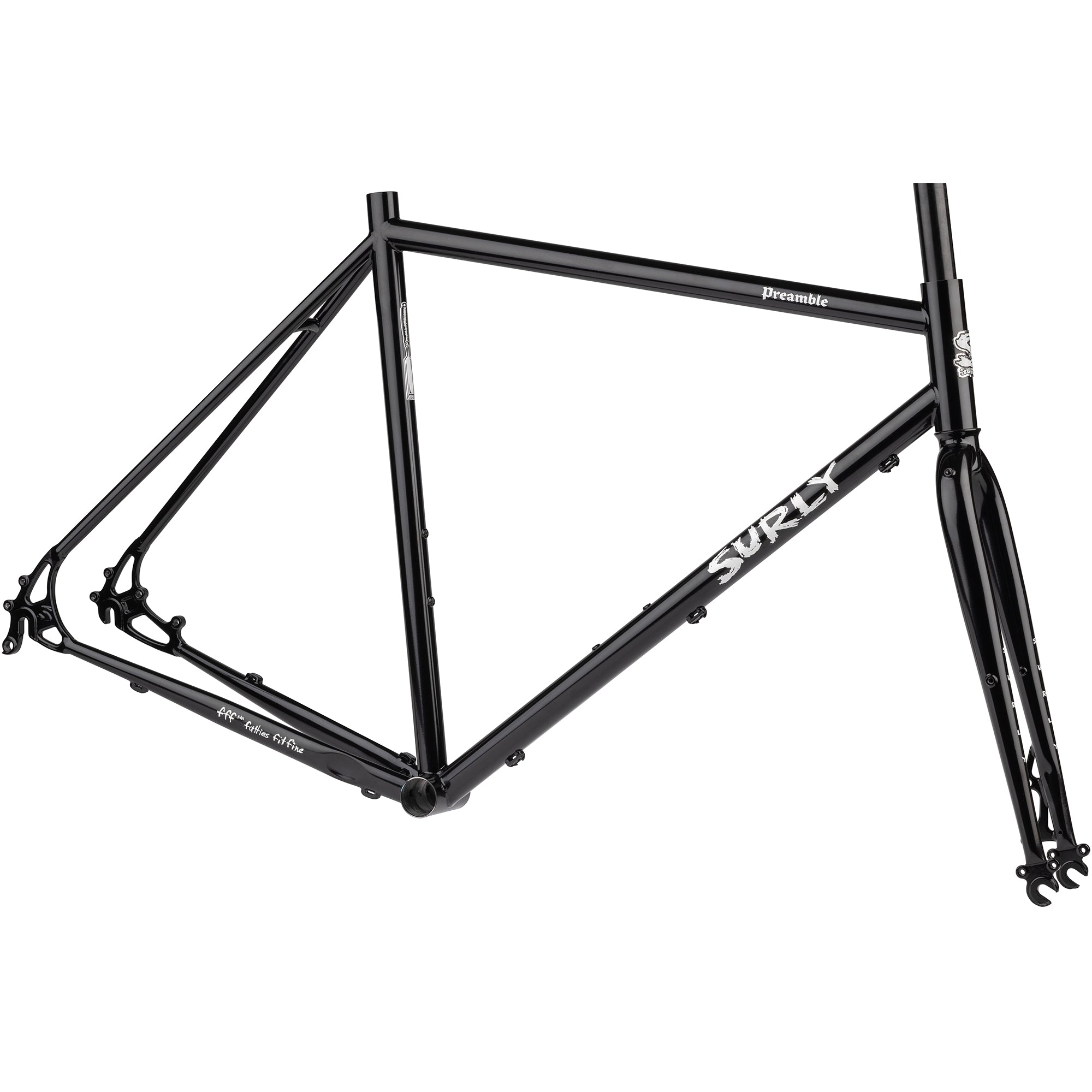 surly-preamble-frameset-black-FM2277-2000px-sq Preamble Frameset - Black - Image 1
