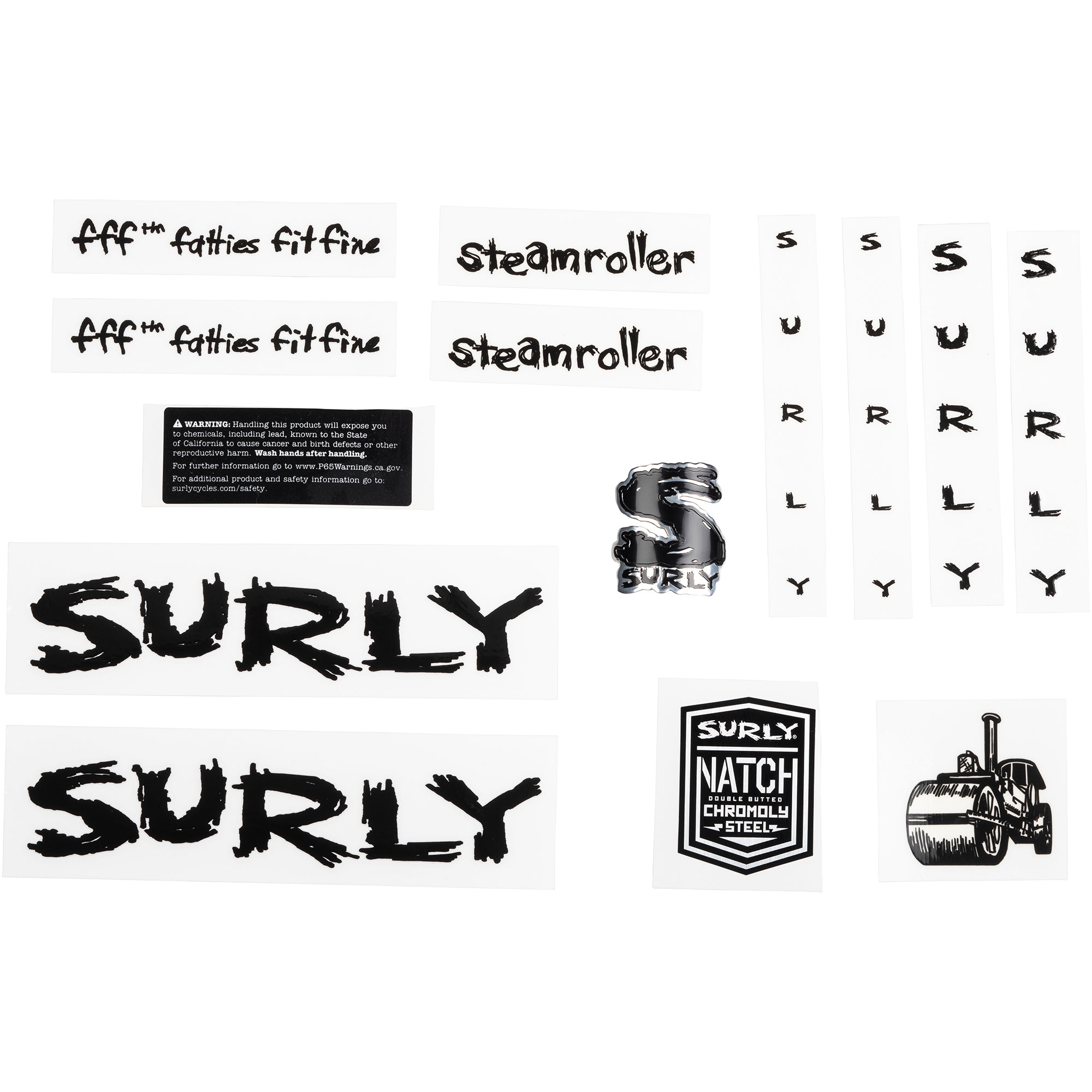 surly-steamroller-decal-set-black-MA1238-2000px-sq Steamroller Decal Set - Image 1
