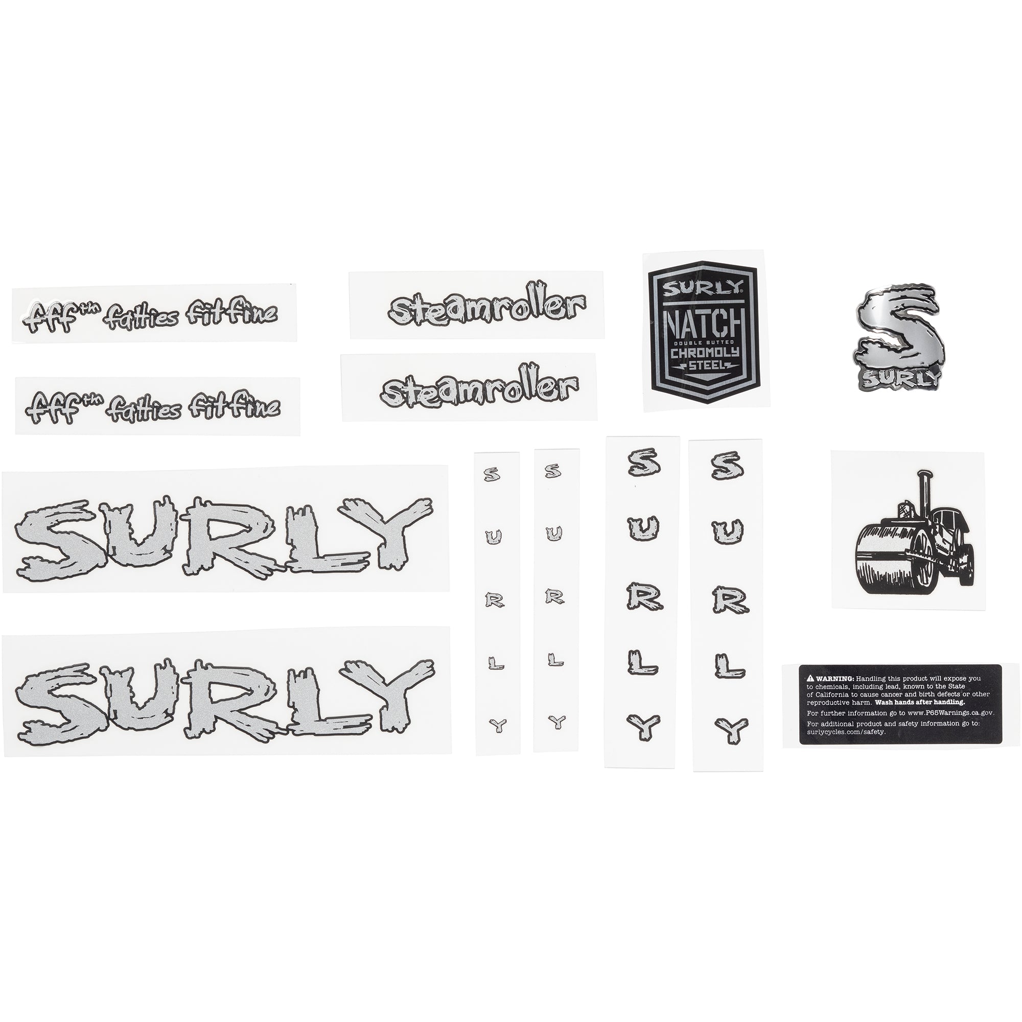 surly-steamroller-decal-set-silver-MA1240-2000px-sq Steamroller Decal Set - Image 3